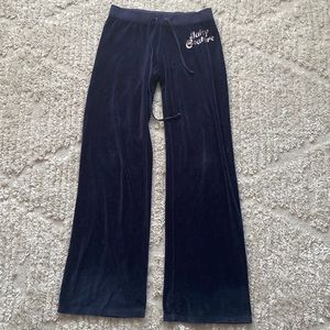 juicy couture navy track pants